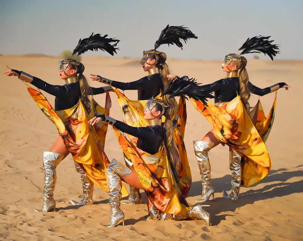 Live Dessert Dance Shows in Dubai - Mystic Family 5