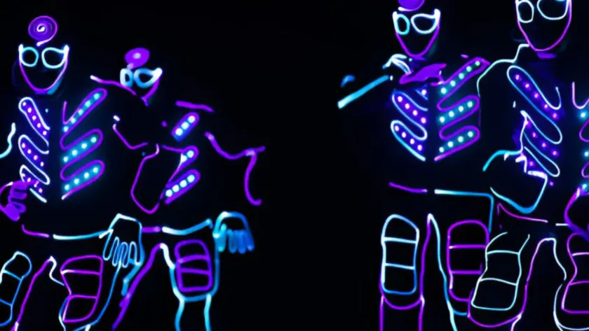 LED dance show Dubai