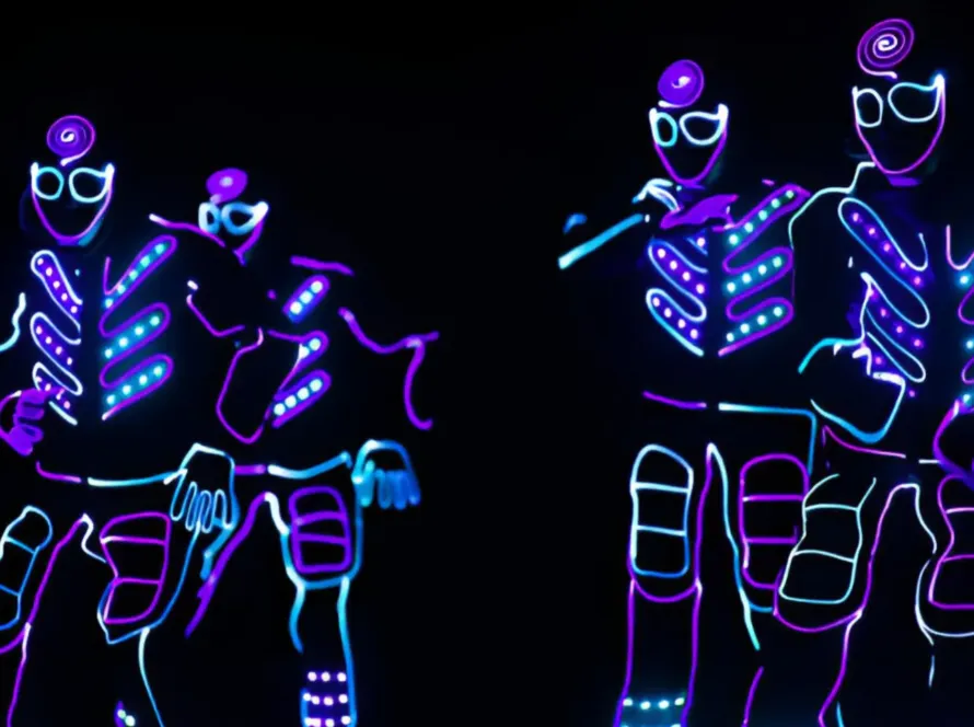 LED dance show Dubai