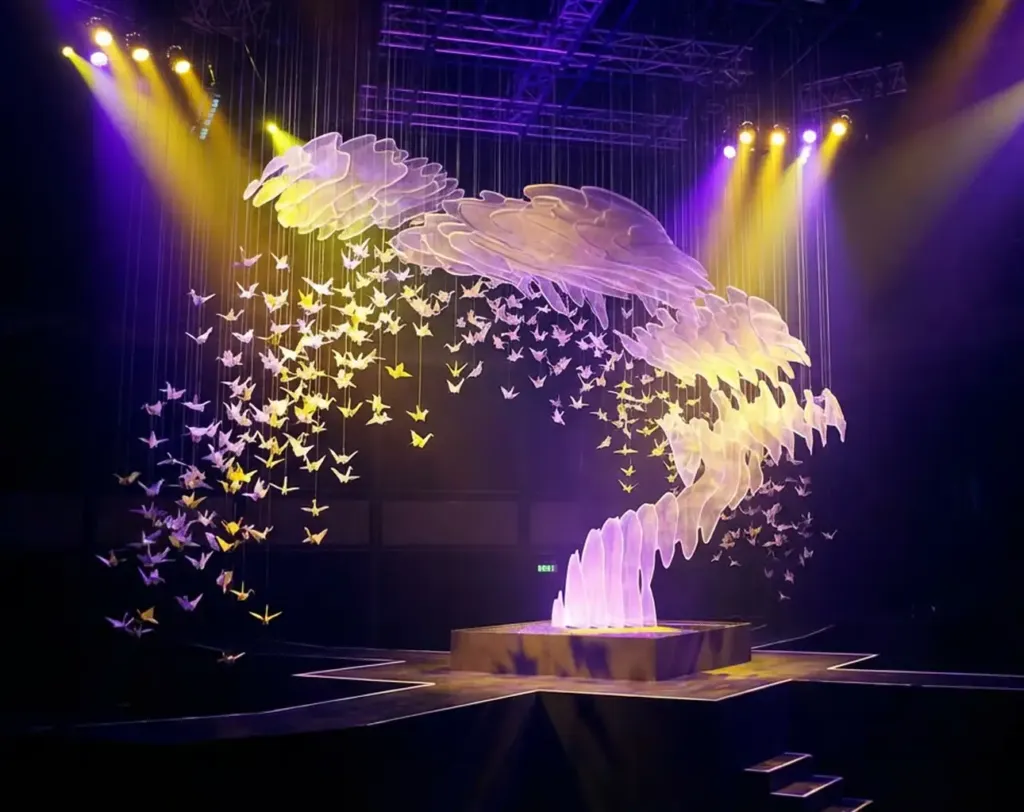 Technical stage lighting architecture in Dubai