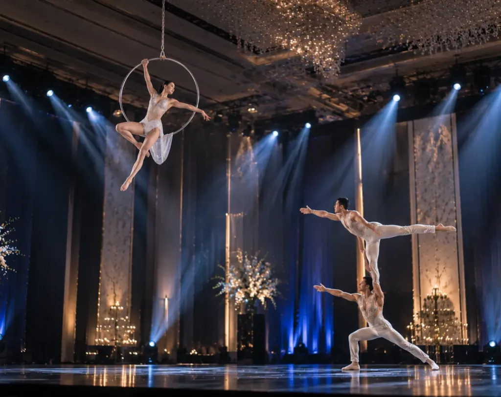 aerial performers Dubai,